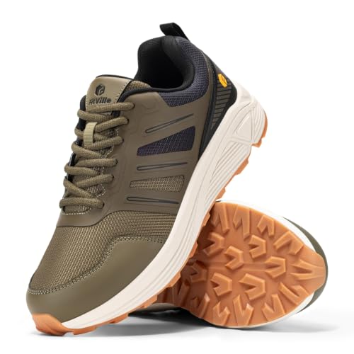 Image of FitVille Extra Wide Sneakers for Men with Wide Toe Box, Lightweight Trail Running Shoes for Workout Gym Cross Training Shoe Fashion Casual Sneaker