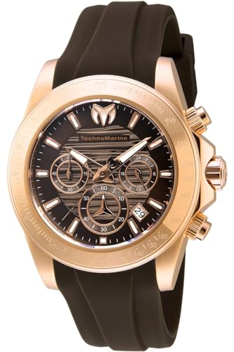 Technomarine Manta TM-219038 Reloj de Hombre - Movimiento de Cuarzo - Acero Inoxidable con Esfera Marrón - 42 mm Technomarine Manta TM-219038 Reloj de Hombre - Movimiento de Cuarzo - Acero Inoxidable con Esfera Marrón - 42 mm
