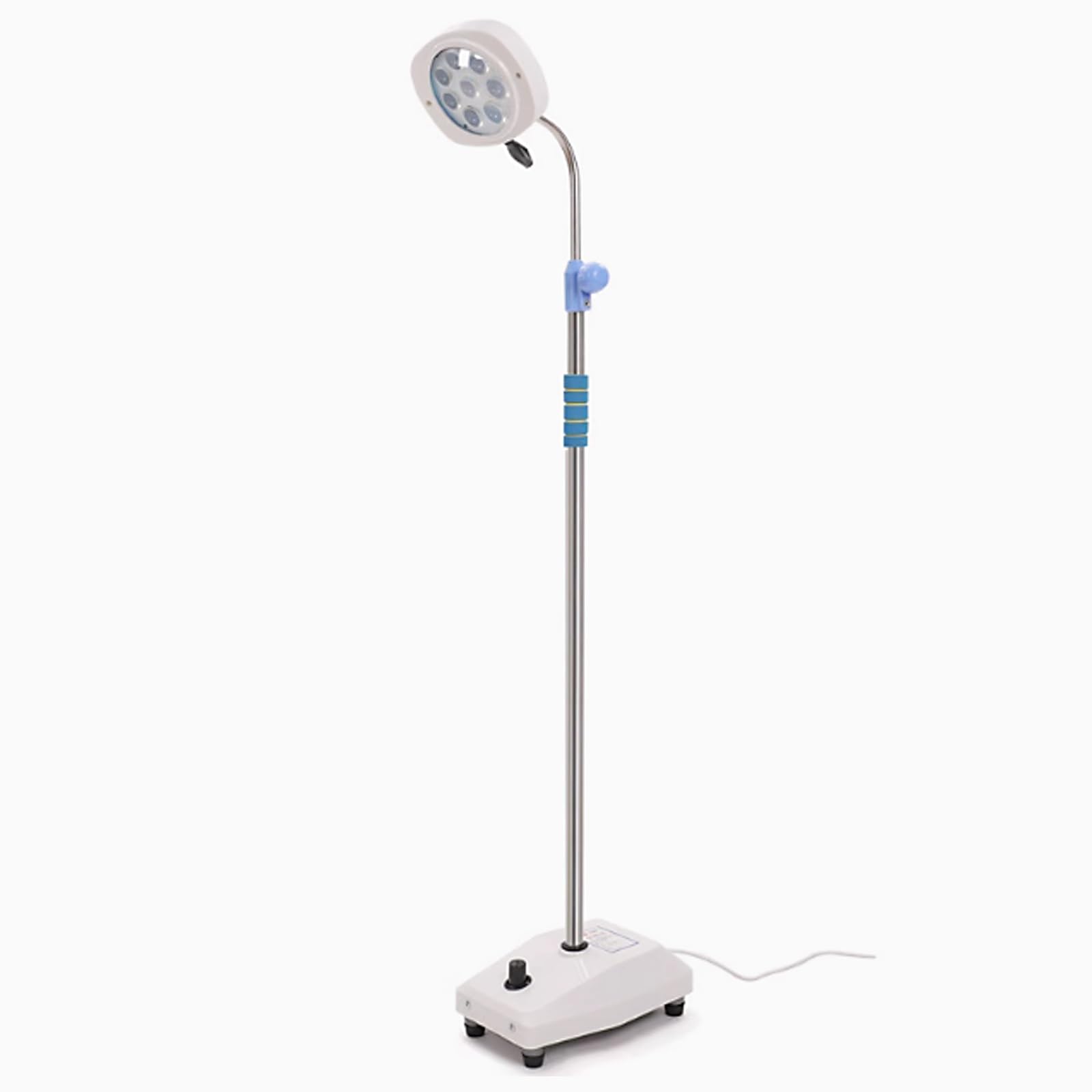 Floor Stand Type Lamp, Dental Light, Eight-Hole LED Medical Exam Lamp, Adjustable Height for Outpatient Clinic, Beauty Salon
