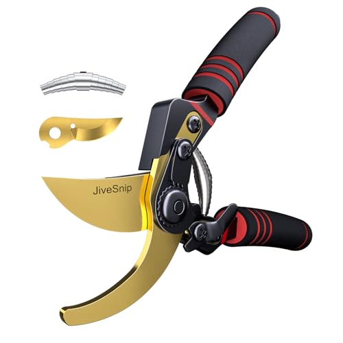 JiveSnip Forbici da Giardino in Titanio di Alta Qualità con