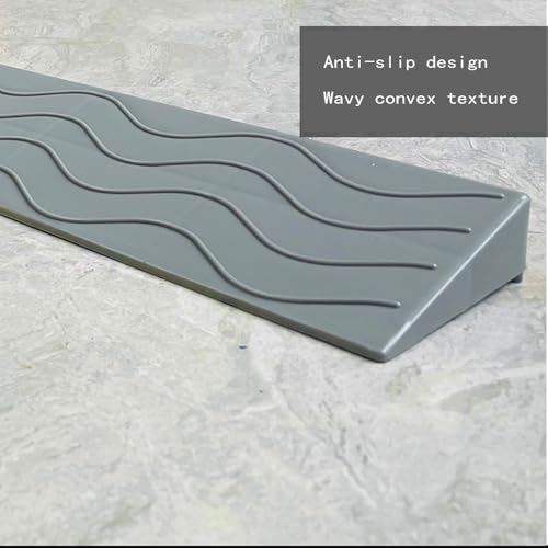 Ramp Threshold para Sillas de Ruedas, Resistente y Duradera, Color Rojo, 100 x 7 x 1 cm miniatura 4