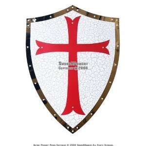 Kidan Knives MC-4004 Medieval Shield 24-Inch x 18-Inch