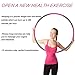 NEOWEEK 2lb Exercise Hoops for Adults, Adjustable Hoola Weighted Hoop, Detachable Section Soft Fitness Hoop for Weight Loss, Fat Burning, Home Gym Core Workout