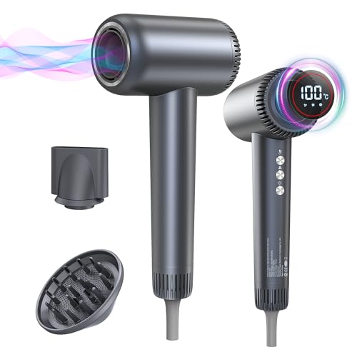 OYLCDI Hochgeschwindigkeits-Haartrockner, Fön, Föhn mit Diffusor,...