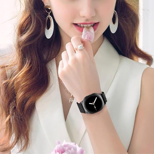 Image of VEMIGON Milanese Loop Metal Band Compatible with Samsung Galaxy Watch 8 40mm 44mm / Watch 8 Classic 46mm, Mesh Magnetic Stainless Steel Replacement Strap (Watch Not Included)