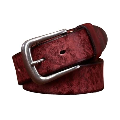 Ceinture en cuir véritable 5mm style western fait main