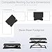 VIVO 26 inch Desk Converter, K Series, Height Adjustable Sit to Stand Riser, Dual Monitor and Laptop Workstation with Keyboard Tray, Light Wood Top, White Frame, DESK-V026KF