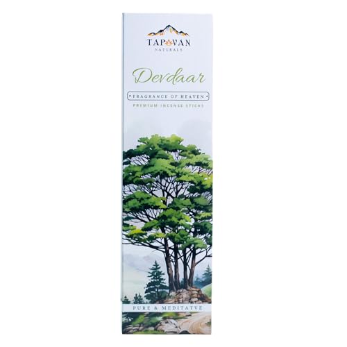 Image of Premium Cedar Devdaar Incense Sticks - Handcrafted, Earthy & Pure Fragrance for Meditation, Spiritual Healing & Relaxation | Pack of 1 (40 Sticks)