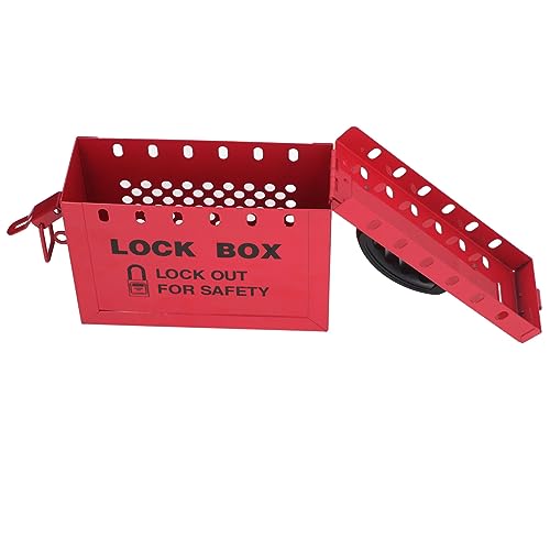Lockout-Tagout-Box, Lockout-Tagout-Box mit Großem Fassungsvermögen, Ergonomischem Metallgriff, Edelstahlmaterial für OSHA-Konformität, Kits
