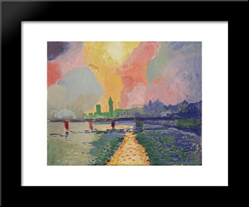Charing Cross Bridge 20x24 Framed Art Print by Andre Derain