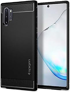 Spigen Rugged Armor Case Compatible with Samsung Galaxy Note 10 Plus - Matte Black