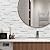 STICKGOO 20 Sheets Peel and Stick Backsplash Tile, Stick on Backsplash for Kitchen and Bathroom, White Marble Look PVC Mixed Metal Silver Self Adhesive Wall Tiles