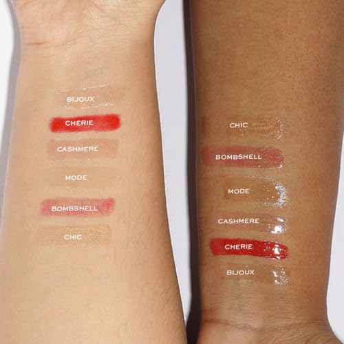 Image of Revolution Pro Vegan Collagen Peptide High Shine Lip Gloss, Nourish, Plump & Hydrate Lips With Hyaluronic Acid & Vitamin E, Mode, 4 ML (Pack of 2)