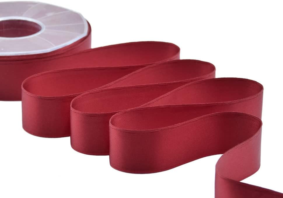 Furlanis Double Satin Ribbon Amaranth 30mm x 25m