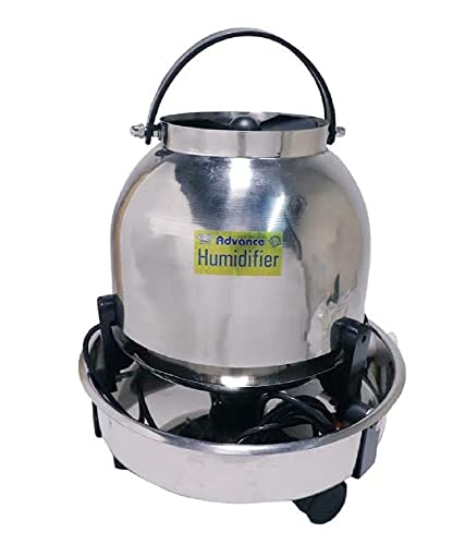 ADVANCE Stainless Steel 8 Ltr humidifier Home and Office plants bedroom, smart humidity adjustable mist with 15 months warranty ADVANCE Stainless Steel 8 Ltr humidifier Home and Office plants bedroom, smart humidity adjustable mist with 15 months warranty