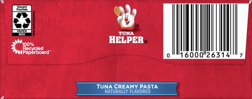 Tuna Helper Creamy Pasta Meal (5.5 oz) No Artificial Flavors, Ready in 3 Easy Steps, Quick Meals for Midweek Dinners, Busy Evenings & Families On-the-Go