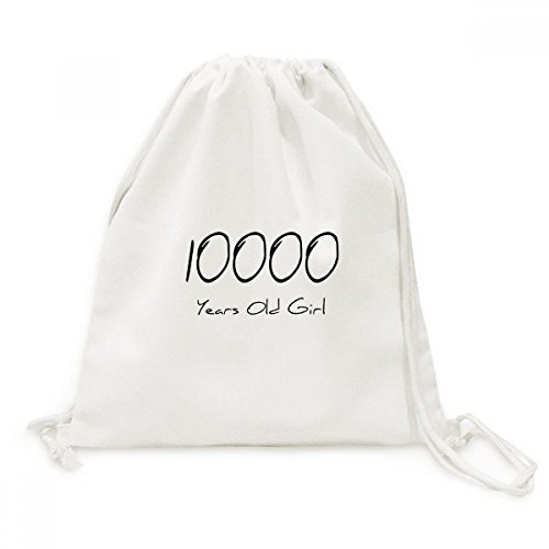 Toile Drawstring Backpack Fille Âge DIYthinker ultra résistant