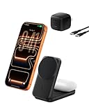 FAST CHARGE W/ THE LATEST Qi2 TECHNOLOGY: Conveniently fast charge your iPhone or Qi2 devices up to 25W on the magnetic charger. Fast charging is supported only on iOS 26 and newer, not iOS 18. MagSafe compatible for up to 5x faster wireless charging...