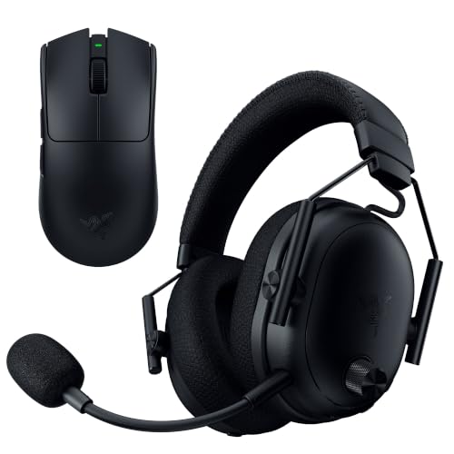 Image of Razer PC Esports Gaming Bundle: BlackShark V3 Pro Wireless ANC PC Gaming Headset + Viper V4 Pro Wireless Gaming Mouse - Black