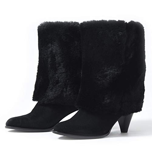 CORSO ROMA 9 (コルソローマ ノーヴェ) イタリア製 折り返せる 2WAY ロング ブーツ ムートン ブーツ 35(22cm)