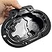 Clarity Transmission Side Cable Clutch Cover for Harley Touring Dyna Street Bob Softail Fat Boy FLSTF 07-17 FLHTC Glide 2007-2013 (All Black)