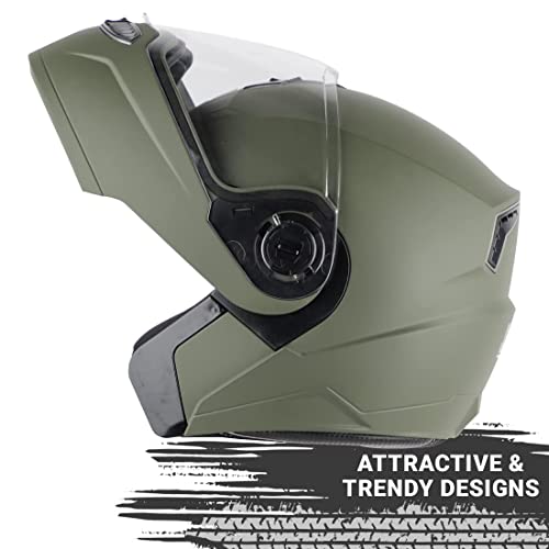 Image of Steelbird SBA-7 7Wings ISI Certified Flip-Up Helmet for Men and Women