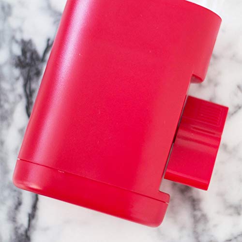 PepperMate Traditional Pepper Mill- Manual High Volume Peppercorns and Salt Grinder with Ergonomic Turnkey Handle and Ceramic Precision Mechanism with Adjustable Grind for the Gourmet Chef (Red) - Thumbnail 4
