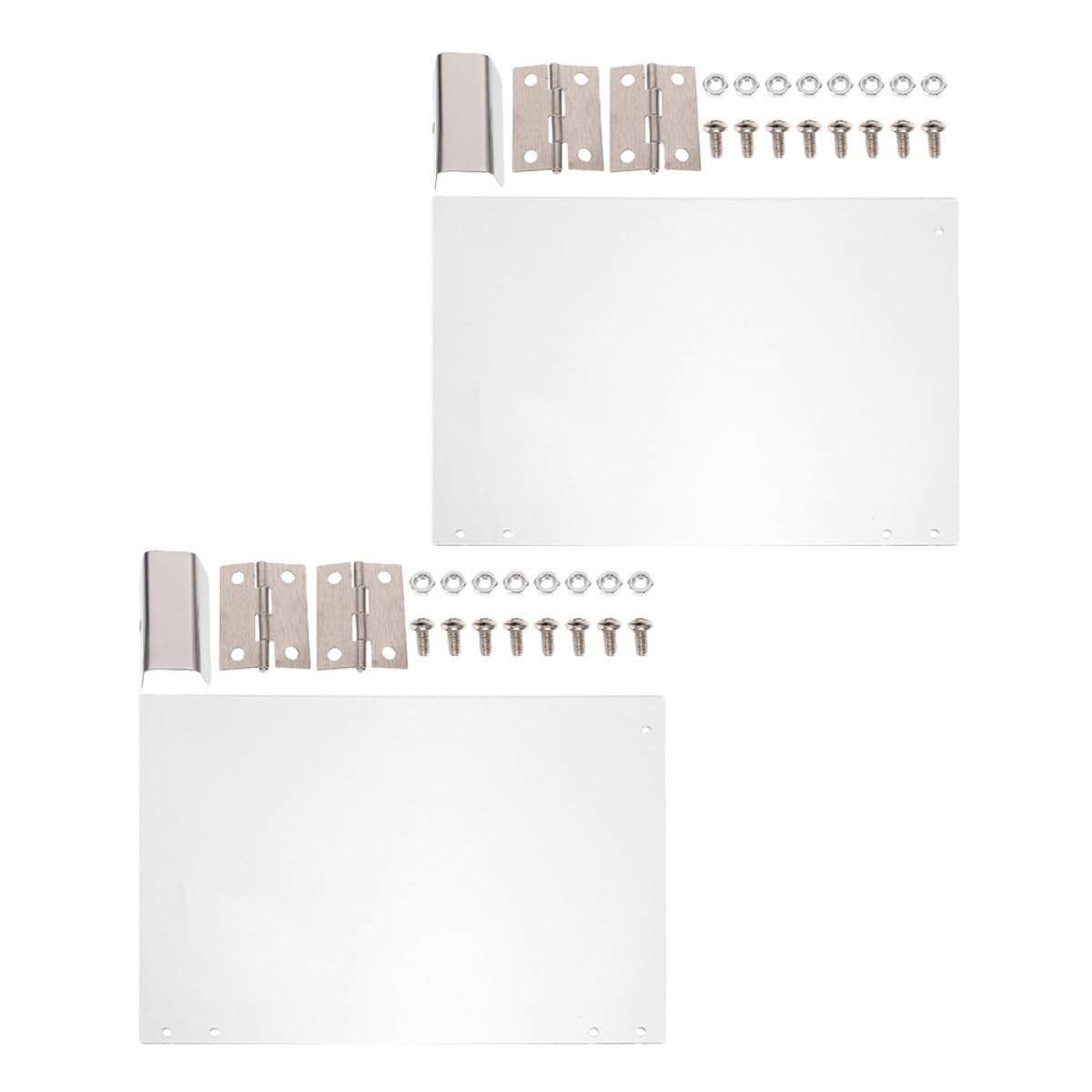 jojofuny Ersatzteil für Kommerzielle Popcornmaschine Pvc Türpaneele 2 Stück Links und Rechts Schutz für Gewerbliche Popcorn Zubehör Einfache Wartung 36,3x21,5cm