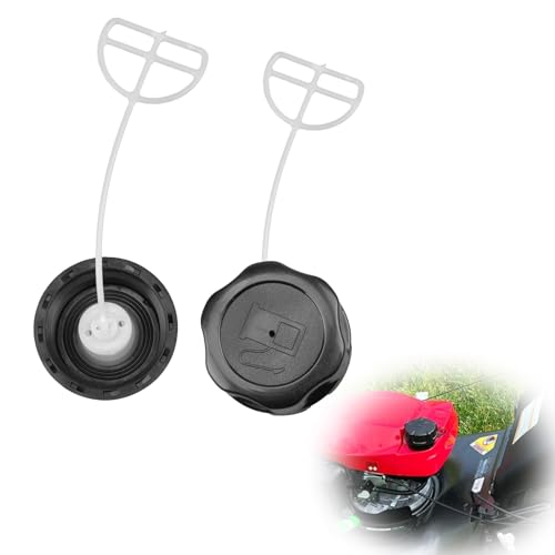 Bouchons de Réservoir Carburant Tondeuse Gazon, 2PCS Bouchon d'Essence, Bouchons de Réservoir, Compatibles avec les moteurs de tondeuse à gazon et débroussailleuse,...