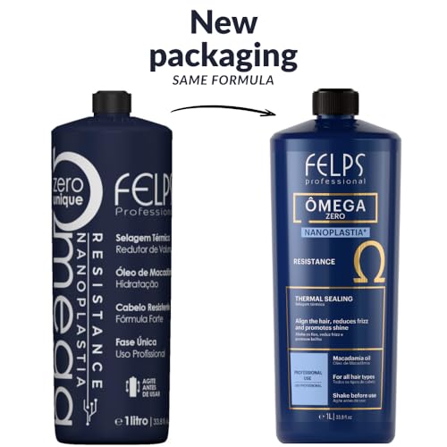 Nanoplastie capillaire Felps Omega Zero lissage et réduction de volume 1L