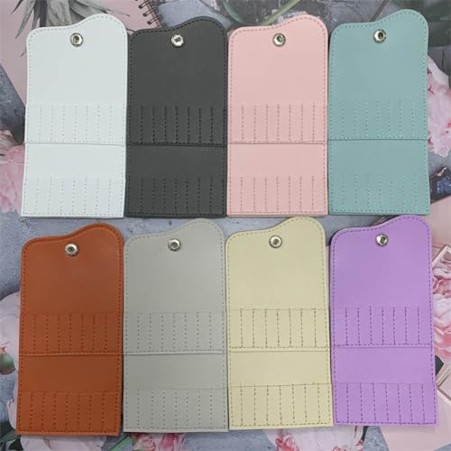 Organizador para brocas de manicura con 16 agujeros color rosa miniatura 3