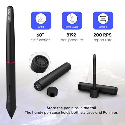 Image of XPPen Artist 24 Pro 2.5K QHD Drawing Tablet with Screen,16.7M Colors Graphics Tablet with 8192 Pen Pressure Battery-Free Tilt Stylus & 20 Shortcut Keys for Windows, Mac, Chrome, Linux, 23.8 inch