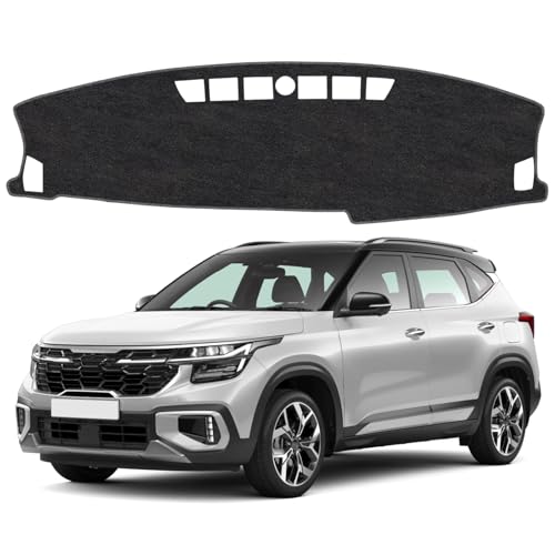 Image of Dash Cover Mat for KIA Seltos 2024 2025 Accessories Non-Slip Dashboard Cover Mat Sunshade UV Rays Protector Interior Accessories(Not fit HUD, Not fit 2026)