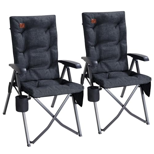 EVER ADVANCED Juego de 2 sillas de camping