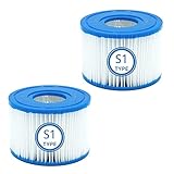 🏄【Rendimiento de filtro de alta eficiencia】El cartucho de filtro de piscina tipo S1 tiene un tejido de estructura densamente trilobal que captura más contaminantes en menos tiempo y mantiene su piscina cristalina. El cartucho de filtro hace un trabajo fantástico al filtrar el polen, la suciedad, los insectos, las hojas, el cabello, los sedimentos, el polvo, la arena, etc.