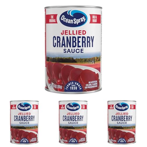 Ocean Spray Jellied Gluten Free Cranberry Sauce, 14 Ounce Can