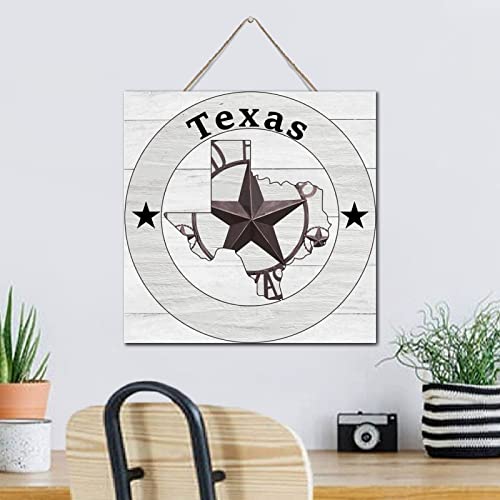 Panneau bois Texas Lone Star cadeau décoration bohème original