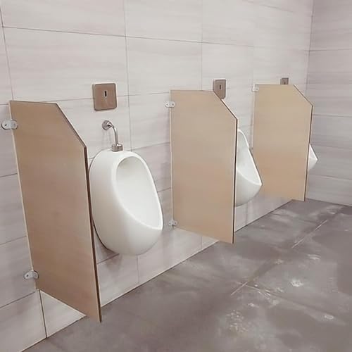 Urinal Screen Toilet Partition,Urinal Screen Toilet Partition Men Urinal Privacy Screen Divider Waterproof PVC Urinal Baffle Urinal Screen Toilet Partition for Public Space Bathroo