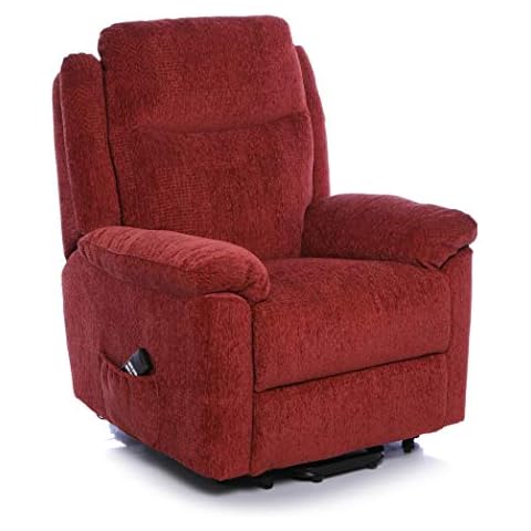 The Evesham - Mobility Riser Recliner Arm Chair - In Choice of 3 Fabrics (Terracotta) Cover