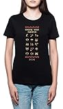 Regular Fit Choose Your Weapon - Monster Hunter Mujer Camiseta Cuello Redondo Negro Manga Corta Tamaño L Women\'s Black T-Shirt Large Size L