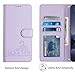 Leather Phone Case for Oppo Reno 7 5G Wallet Cover with 4 Card Slots Case Stand Lanyard Cover for Oppo Reno 7 5G Shell Shockproof for Women Man Protective Case for Oppo Reno 7 5G Case (Purple)