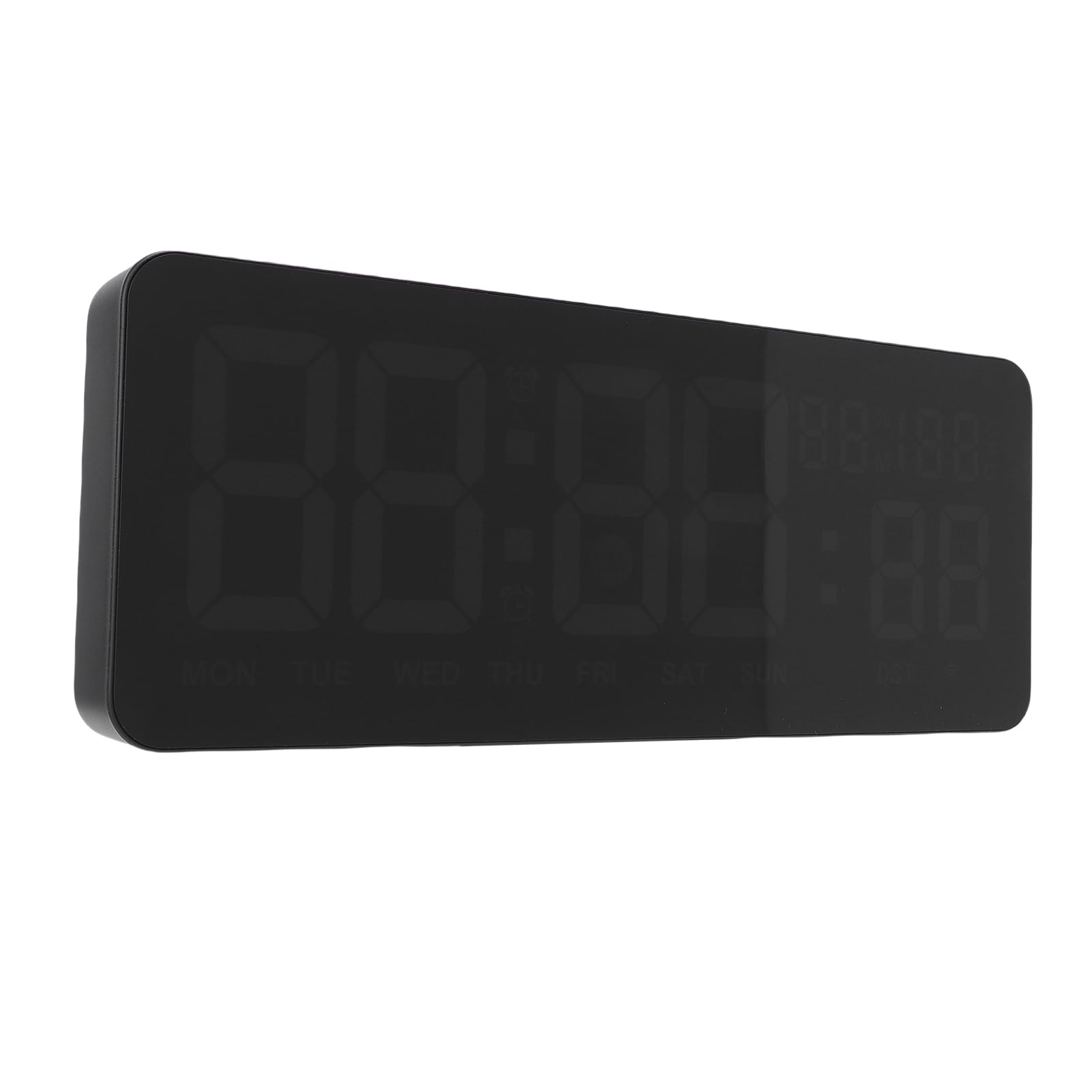 Orologio da Parete Digitale, Orologio con Ampio Display Colorato a 6 Cifre con Telecomando, Sveglia Digitale WiFi con Cronometraggio, Conto Alla Rovescia, Data Settimana, Temperatura,