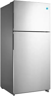 Deals Element ERT18CSCS 30 Inch Freestanding Top-Freezer Refrigerator Energy Star rated with No Frost System, 18.0 cu. ft. Capacity, Adjustable shelves, in Stainless steel