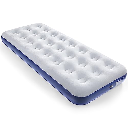 Qdh QDHRCT001 Camping Air Mattress Inflatable Air Bed Flocked Surface Travel Bed Sleeping Pad Air Bed thumb #7