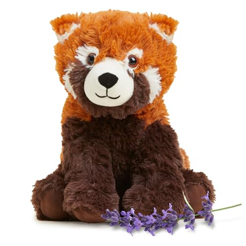 Intelex Warmies Microwavable French Lavender Scented Plush, Red Panda Warmies, Multicolor, 14" X 8" X 4"