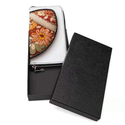 American Football Ball Flower Pattern PU Leather Clutch Long Bifold Wallet, Coin Purse Credit Pass Case, Durable Card-Holder Money Storage for Women Men3