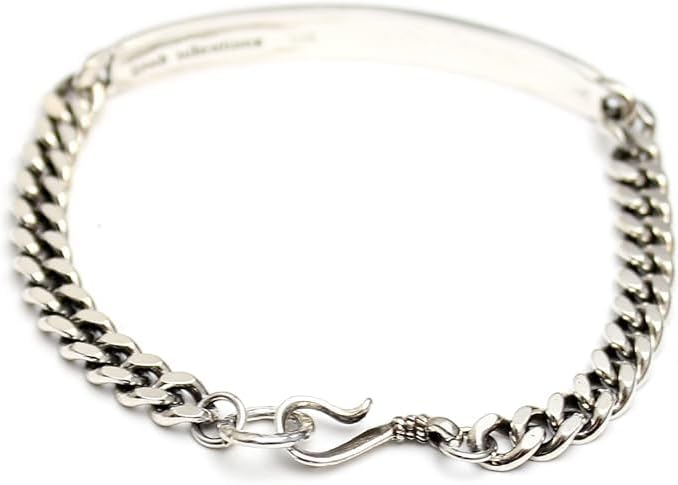 COSUMOSU Curb Chain Plate Bracelet for Women – 925 Sterling Silver Punk Everyday Jewelry - Image 3