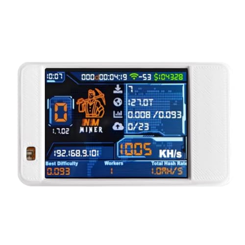 Wsikafxn Nmminer �A�b�v�O���[�h992 /S�n�b�V�����[�gESP32-2432S028 2.8�C���`�f�B�X�v���C�J���t���ȃP�[�X�r�b�g�R�C���\���󂭂�B