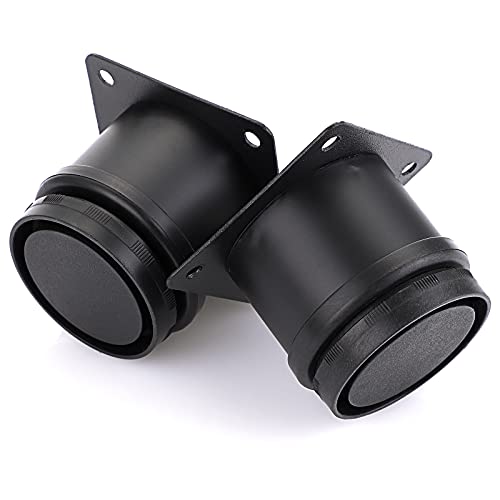 Ownmy 4Pcs 2 Inch Stainless Steel Furniture Legs Feets Metal Cabinet Desk Legs, Adjustable Round Metal Furniture Risers Replacement Legs Corner Feets Heavy Duty Table Leg Extenders For Sofa Chair #TOP1