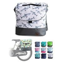 BambiniWelt by Rafael K. Gepäcktasche – Wasserabweisende Gepäckträgertasche für Kinderfahrrad 12-18 Zoll – für alle PUKY und WOOM Räder – robuste Fahrradtasche Farbe: Modell 17 (M1) Sport & Freizeit
